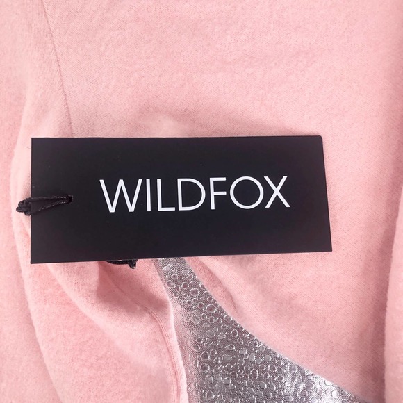 Wildfox NEW Women Size Medium Sketchy Heart Graphic Fleece Sweatshirt Pullover - Picture 7 of 8